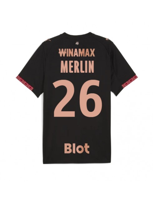 Stade Rennais Quentin Merlin #26 Ausweichtrikot 2025-26 Kurzarm Stade Rennais Quentin Merlin #26 Ausweichtrikot 2025-26 Kurzarm